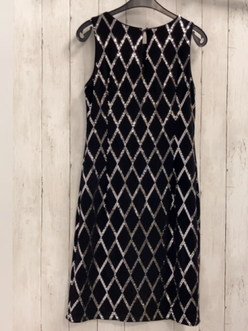 Joseph Ribkoff  Kleid  Gr. 38  schwarz mit kleinen Noppen + silber Glitzerpunkte 