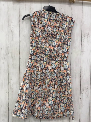 Esprit  Kleid  Gr. 158/164  dunkelblau bunte Blumen 