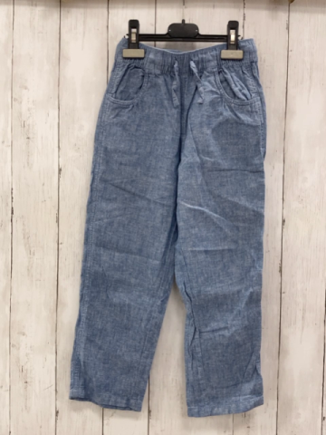   Hose  Gr. 122  hellblau meliert  Gummizugbund mit Kordel