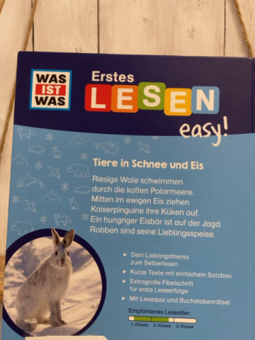 Was ist was Erstes Lesen  Buch Tiere in Schnee und Eis 