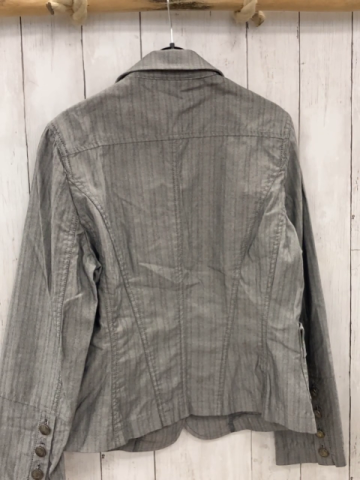 Mexx  Blazer  Gr. 40  hellgrau Streifen 