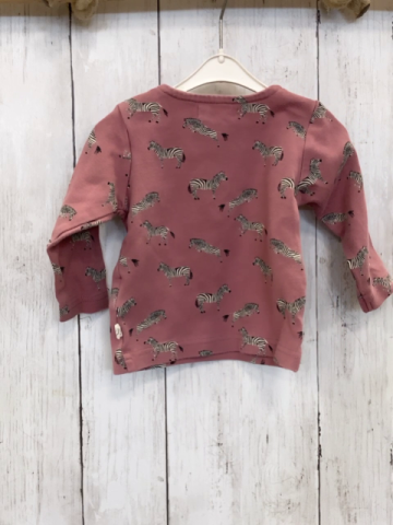 Feetje  Pullover  Gr. 68  altrosa Zebras 