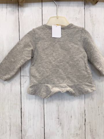 Steiff  Pullover  Gr. 62  grau Plüschbärenkopf 