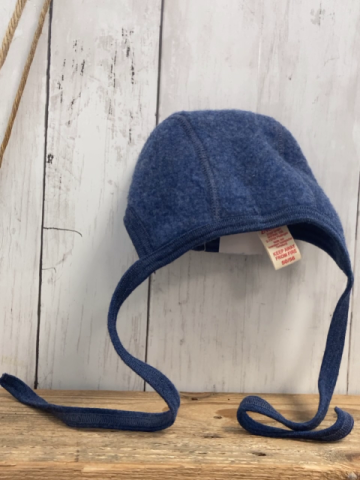 Engel  Mütze  Gr. 50/56  blau 100 % Schurwolle 
