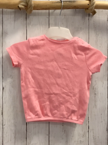 S´Oliver  T-Shirt  Gr. 74  rosa Schmetterlinge 