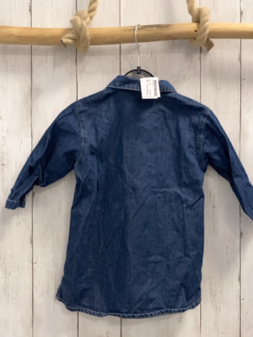 Petit Bateau  Kleid  Gr. 86  blau Jeans 