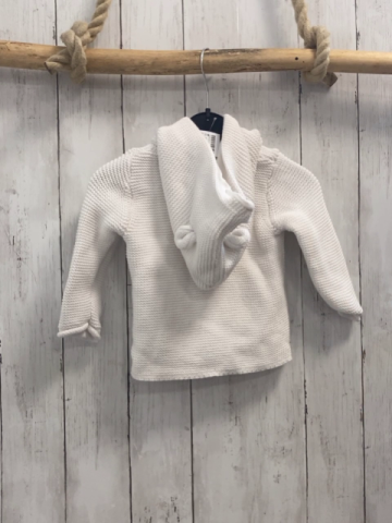 Next  Strickjacke  Gr. 86  weiß Kapuze mit Ohren 