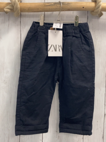 neu Zara  Hose  Gr. 80  blau gefüttert Gummizugbund 