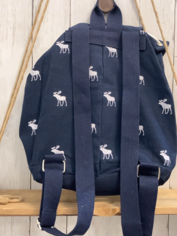 Abercrombie & Fitch Rucksack blau weiße Hirsche