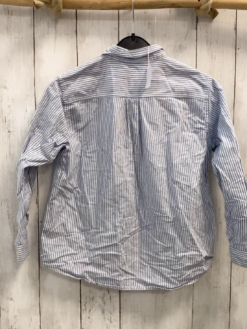 Benetton  Hemd  Gr. 122  hellblau weiße Streifen 