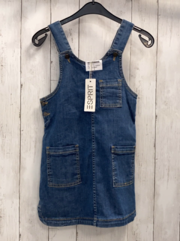 neu Esprit  Kleid  Gr. 116  blau Jeans NP 35,90 € 