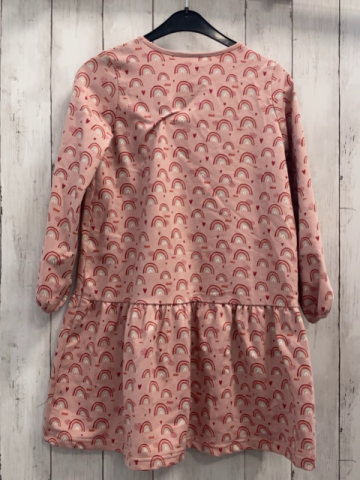 Alana  Kleid  Gr. 128  hellrosa bunte Bögen Herzen 