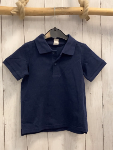 H&M  T-Shirt  Gr. 92  blau Polokragen