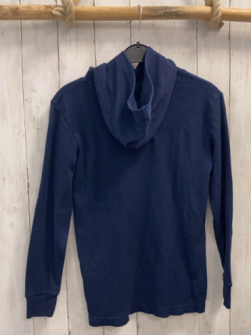 Converse  Pullover  Gr. 158  blau Struktur Kapuze 