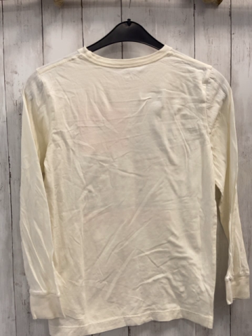 Converse  Langarmshirt  Gr. 158/164  creme Schrift Stern 