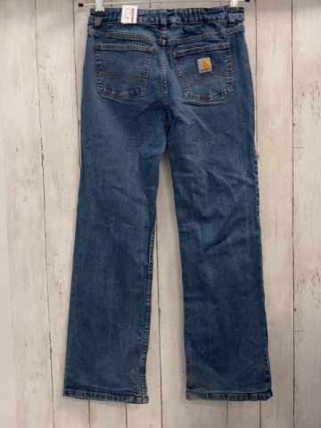 Carhartt  Hose  Gr. 158  blau Jeans Bund verstellbar 