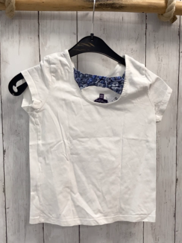 Sergent Major  T-Shirt  Gr. 116  weiß Schmetterlinge mit Pailetten 