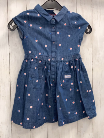 Sergent Major  Kleid  Gr. 110  blau Jeans Bumen 