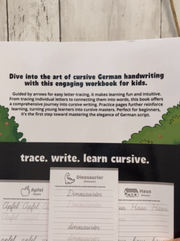   Lernheft  Cursive German 
