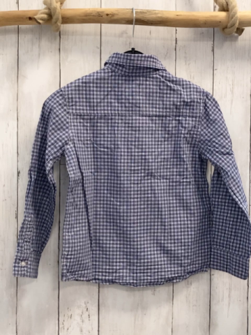 H&M  Hemd  Gr. 122  blau schwarz weiß kariert 
