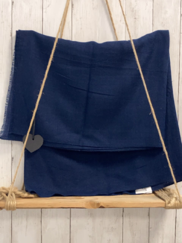 neu  Schaltuch  blau Flügel + Herz aus silber roten Steinen 