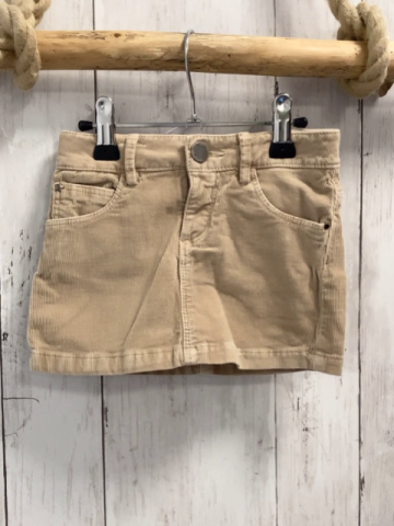 Zara  Rock Gr. 98  sand Kord Bund verstellbar 