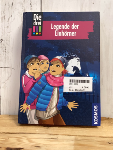 Die drei!!!  Buch Legende der Einhörner 