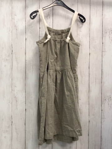 Zara  Kleid  Gr. 152  grau Struktur weiße Träger 