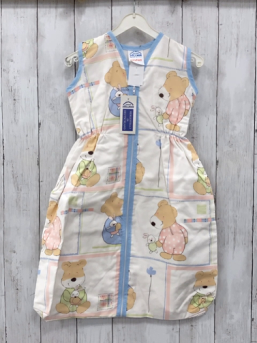 neu Julius Zöllner  Schlafsack Gr. 70cm  weiß hellblauer Bund Bären 