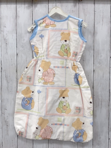 neu Julius Zöllner  Schlafsack Gr. 70cm  weiß hellblauer Bund Bären 