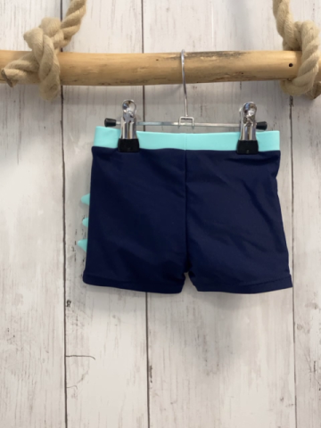  Badehose  Gr. 74  blau petrol Dino hellblauer Bund 