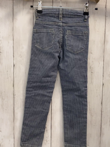 neu  Hose  Gr. 110  blau weiße Streifen Jeans Bund verstellbar