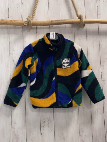 Timberland Teddyjacke Gr. 116  schwarz blau gelb 