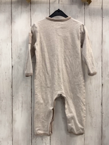 Bellybutton  Schlafanzug  Gr. 74  weiß sand Streifen sand Bund 