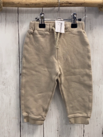   Jogginghose  Gr. 86  beige Rippen 