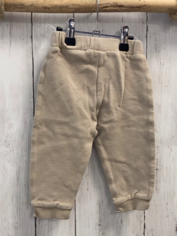   Jogginghose  Gr. 86  beige Rippen 