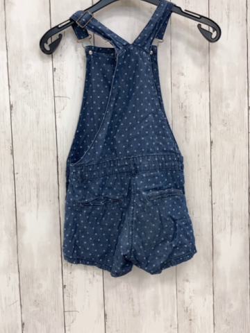 Losan  Latzshorts  Gr. 116  blau hellgraue Blumen 