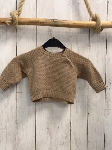 Alana  Pullover  Gr. 56  sand Strick Wabemuster 