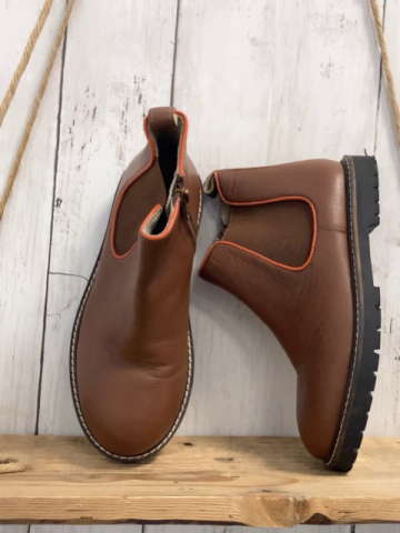 Mini Boden  Boots  Gr. 32  braun orsange Bund 