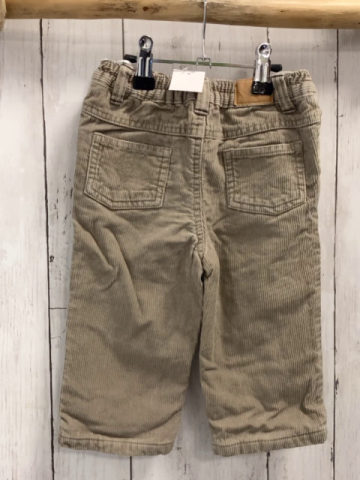   Hose  Gr. 80  beige Kord gefüttert Bund verstellbar 