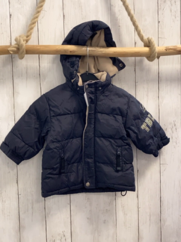 Timberland  Winterjacke  Gr. 74  blau beige Fleecefutter 