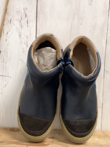 neu Phister + Philina  Schuhe  Gr. 32  blau braune Kappe graue Ferse 