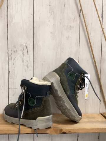 neu Ricosta  Boots  Gr. 28  grau oliv Lammfutter NP 59,95 € 