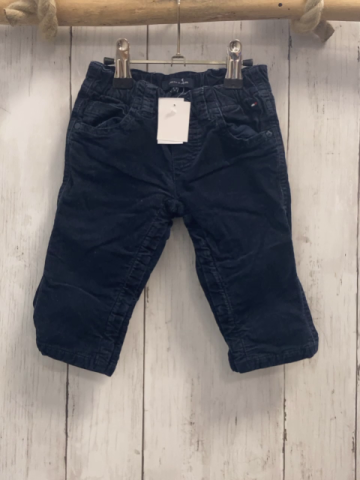 Tommy Hilfiger  Hose  Gr. 68  blau Kord gefüttert Bund verstellbar 