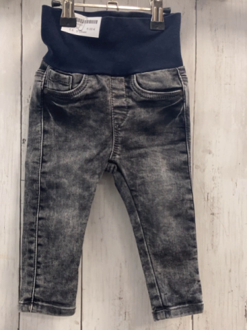 S´Oliver  Hose  Gr. 74  grau jeans blauer Strickbund 