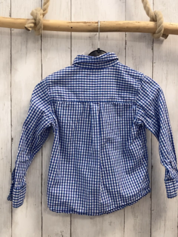 Benetton  Hemd  Gr. 110  blau weiß kariert 