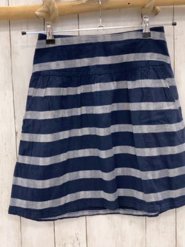 Esprit  Rock Gr. 34  blau graue Streifen 