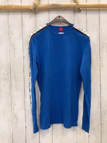 S´Oliver  Langarmshirt  Gr. 176  hellblau + schwarz weiße Streifen auf den Ärmeln 