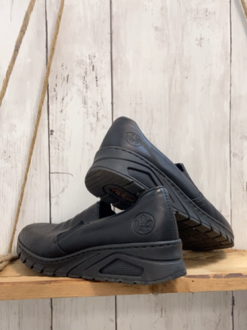 Rieker  Schuhe  Gr. 37  schwarz Rauten 