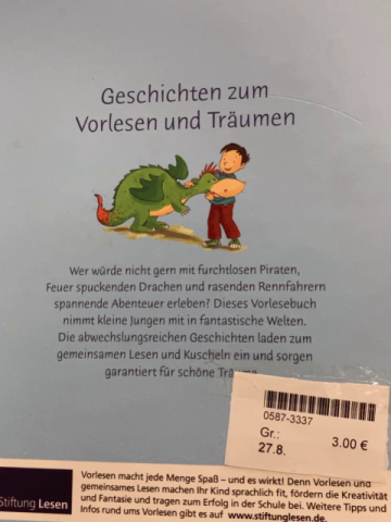   Buch Traumgeschichten für Jungs 